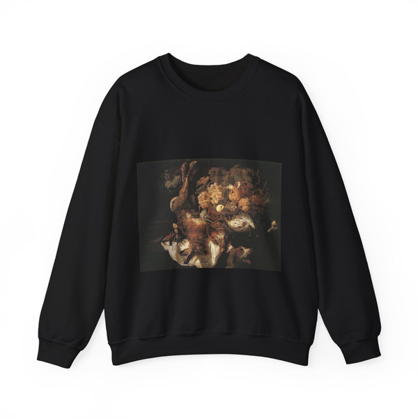 FYT, Jan - Still-life with Dog and Cat (Artwork) Crewneck Sweatshirt