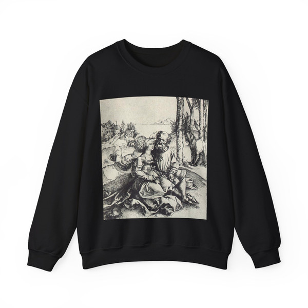 DURER, Albrecht - The Ill-Assorted Couple or the Offer of Love (Artwork) Crewneck Sweatshirt