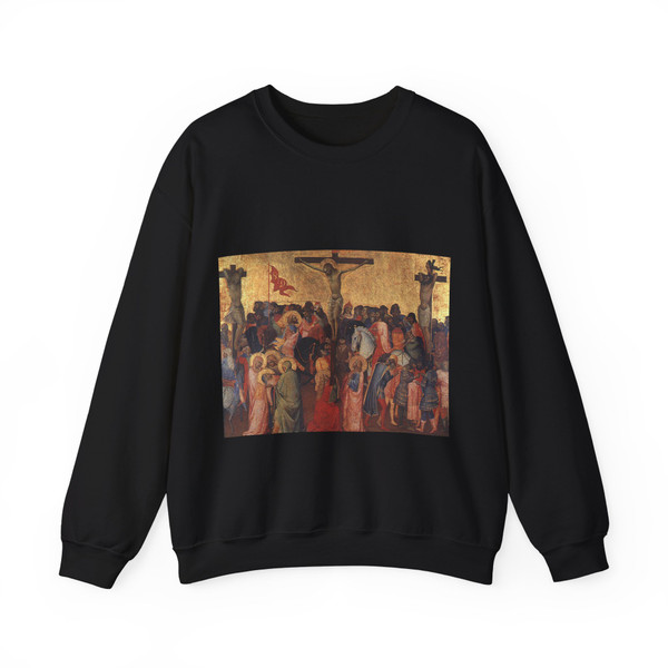 GADDI, Agnolo - Crucifixion (Artwork) Crewneck Sweatshirt
