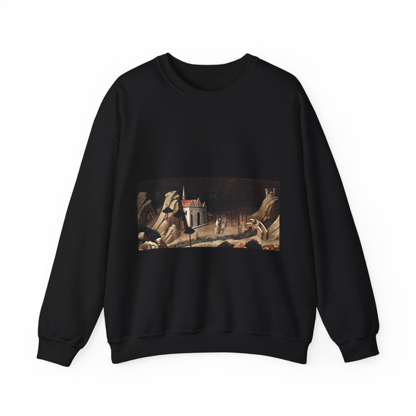 GADDI, Agnolo - Discovery of the True Cross (detail) (Artwork) Crewneck Sweatshirt