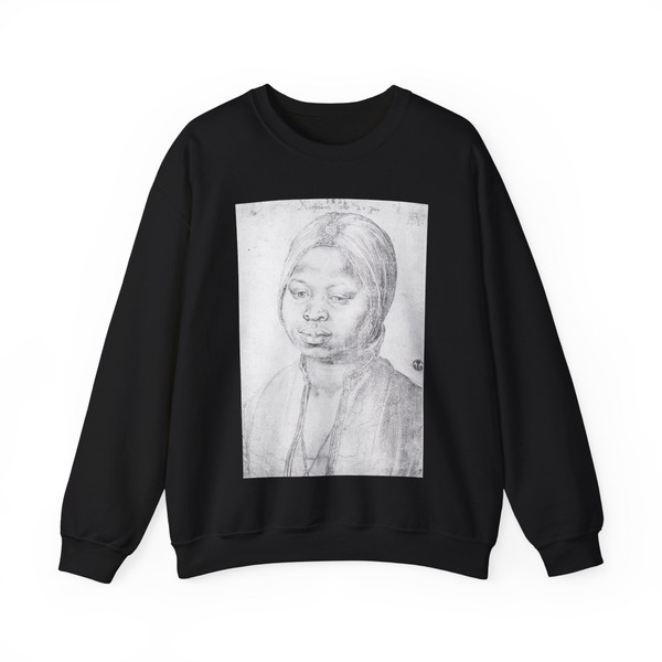 DURER, Albrecht - The Negress Katherina (Artwork) Crewneck Sweatshirt