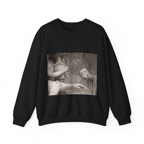 GIRARDON, Francois - Apollon and the Nymphs (detail)3 (Artwork) Crewneck Sweatshirt