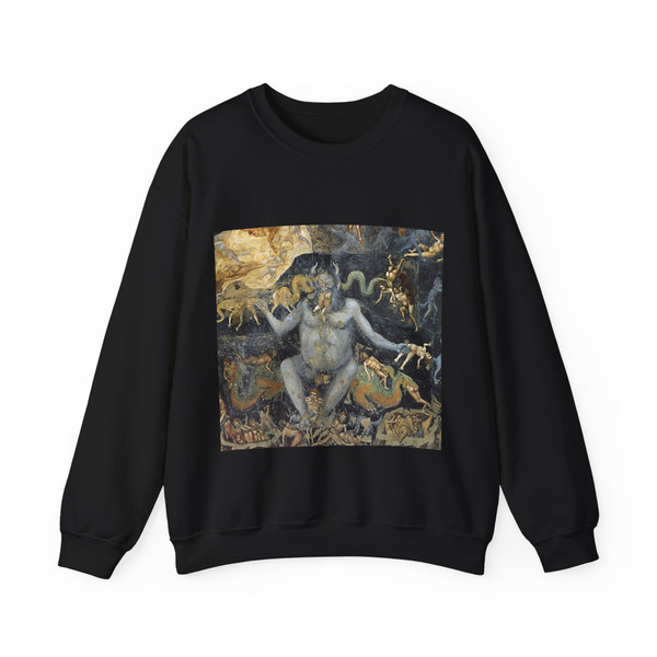 GIOTTO di Bondone - Last Judgment (detail)15 (Artwork) Crewneck Sweatshirt
