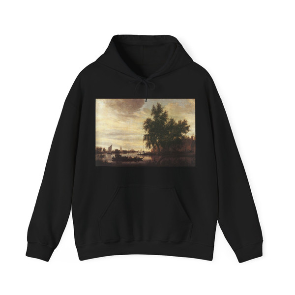 RUYSDAEL, Salomon van - The Ferryboat (Artwork) Hoodie