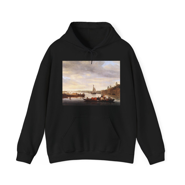 RUYSDAEL, Salomon van - The Crossing at Nimwegen (Artwork) Hoodie