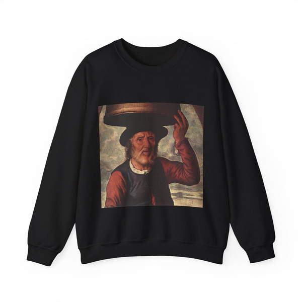 AERTSEN, Pieter - Market Scene (detail) (Artwork) Crewneck Sweatshirt