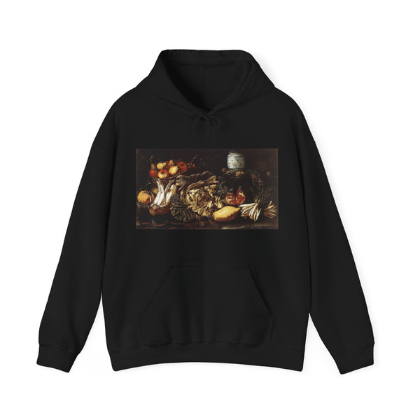 SALINI, Tommaso - Still-life with Fruit, Vegetables and Animals (Artwork) Hoodie