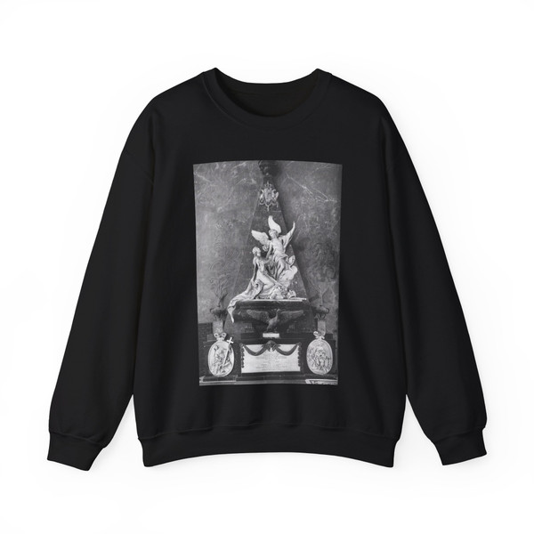 ADAM, Nicolas-Sebastien - Monument to Queen Catharina Opalinska (Artwork) Crewneck Sweatshirt