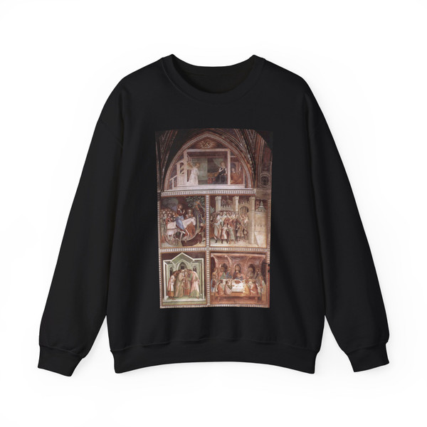 BARNA DA SIENA - Scenes from the New Testament (Artwork) Crewneck Sweatshirt