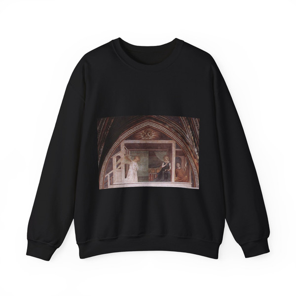 BARNA DA SIENA - The Annunciation (Artwork) Crewneck Sweatshirt