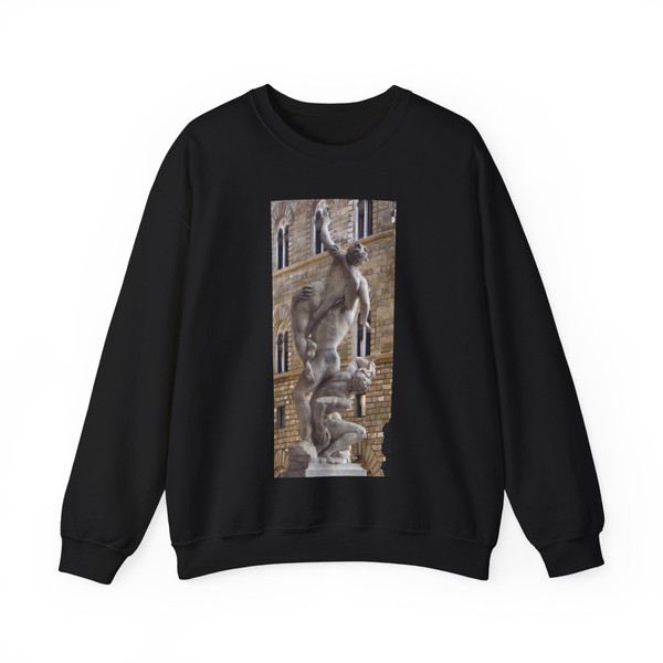 GIOVANNI da Bologna - Rape of the Sabines (back view) (Artwork) Crewneck Sweatshirt