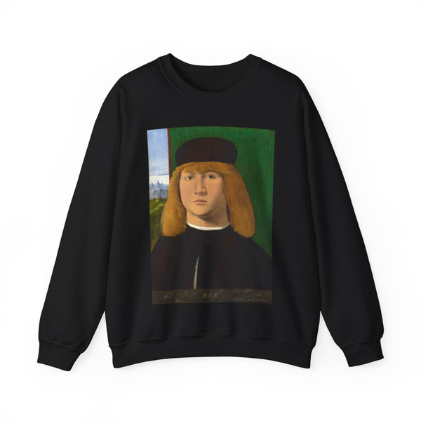 BASAITI, Marco - Portrait of a Young Man (Artwork) Crewneck Sweatshirt