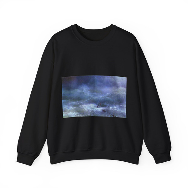 AIVAZOVSKY, Ivan Konstantinovich - The Billow (Artwork) Crewneck Sweatshirt
