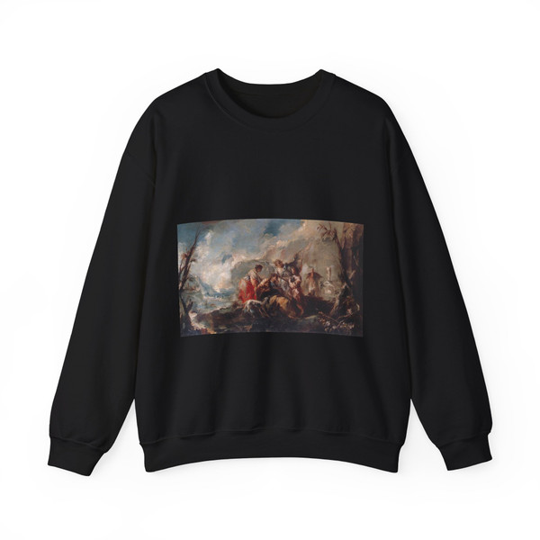 GUARDI, Gianantonio - The Healing of Tobias's Father (Artwork) Crewneck Sweatshirt