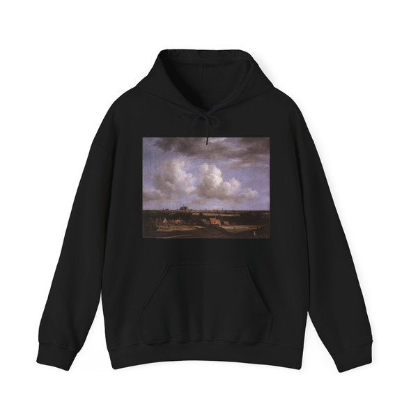 RUISDAEL, Jacob Isaackszon van - Landscape with a View of Haarlem (Artwork) Hoodie