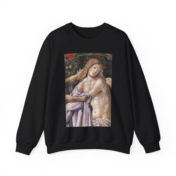 FRANCESCO di Giorgio Martini  -1488-1501- The Disrobing of Christ (detail) (Artwork) Crewneck Sweatshirt