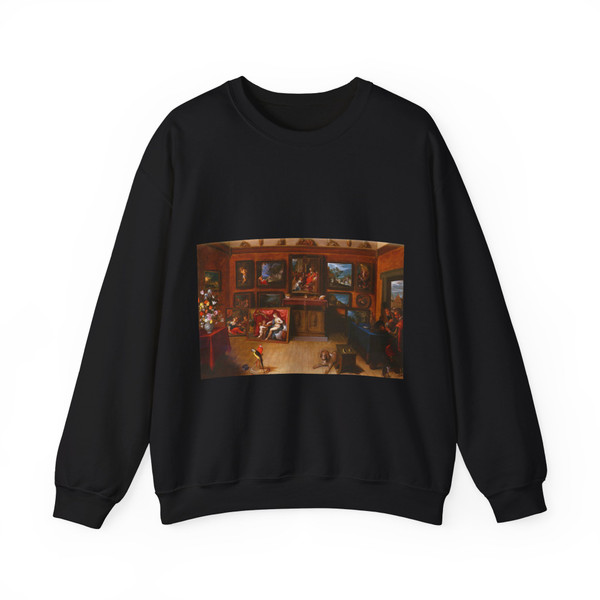 FRANCKEN, Frans II - An Antique Dealer's Gallery (Artwork) Crewneck Sweatshirt