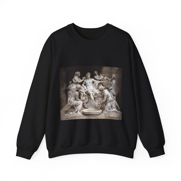GIRARDON, Francois - Apollon and the Nymphs2 (Artwork) Crewneck Sweatshirt