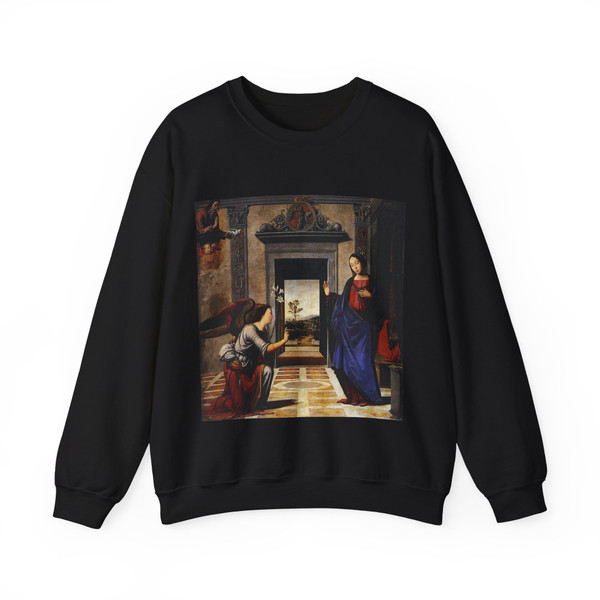 BARTOLOMEO, Fra - Annunciation (Artwork) Crewneck Sweatshirt