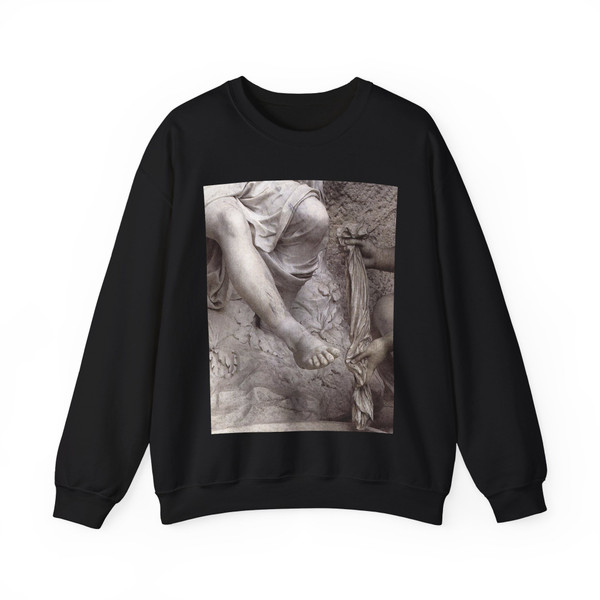 GIRARDON, Francois - Apollon and the Nymphs (detail)2 (Artwork) Crewneck Sweatshirt