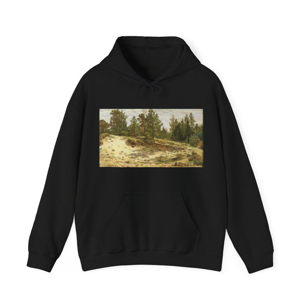 SHISKIN, Ivan Ivanovich - Young pines in the sandy cliff 1890 (Artwork) Hoodie