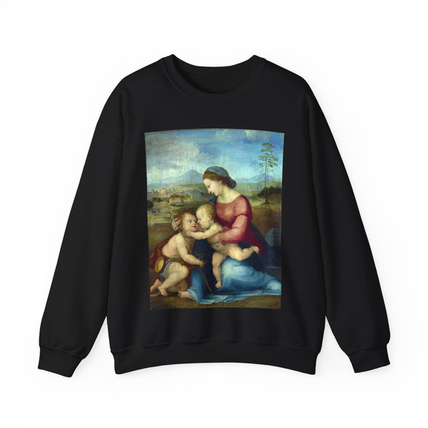 BARTOLOMEO, Fra - The Madonna and Child with Saint John (Artwork) Crewneck Sweatshirt