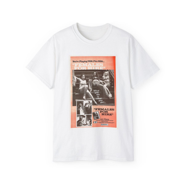 FEMALES FOR HIRE 1968 Movie Poster - T-Shirt