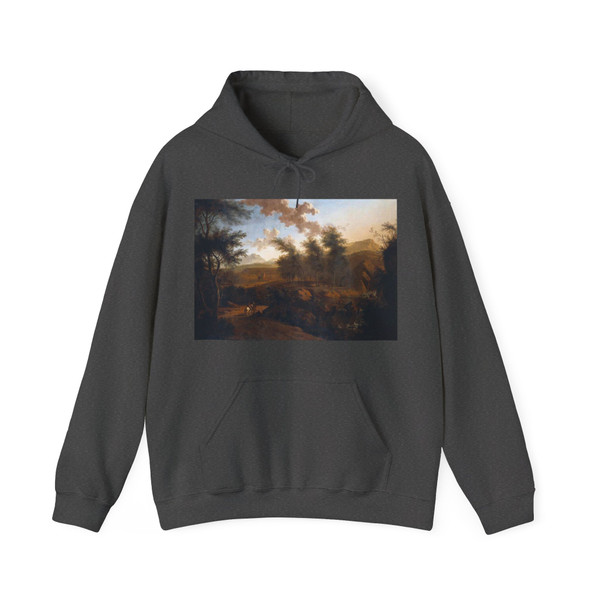 MOUCHERON, Frederick de - An Extensive Italianate Landscape (Artwork) Hoodie