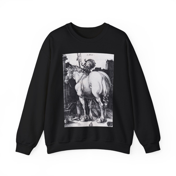 DURER, Albrecht - Large Horse (Artwork) Crewneck Sweatshirt
