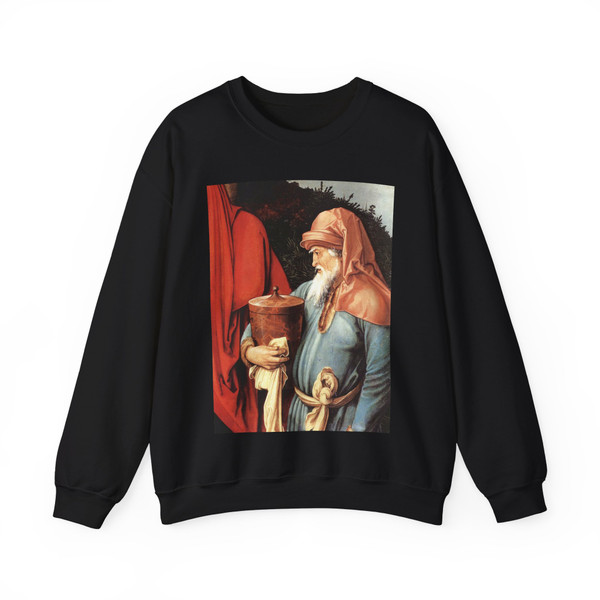 DURER, Albrecht - Lamentation for Christ (detail)4 (Artwork) Crewneck Sweatshirt