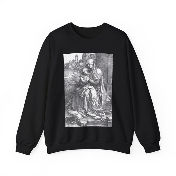 DURER, Albrecht - Madonna by the Wall (Artwork) Crewneck Sweatshirt