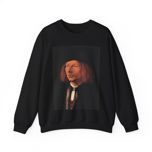DURER, Albrecht - Portrait of Burkard von Speyer (Artwork) Crewneck Sweatshirt