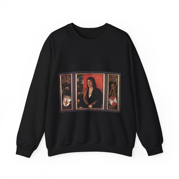 DURER, Albrecht - Portrait of Oswolt Krel (Artwork) Crewneck Sweatshirt