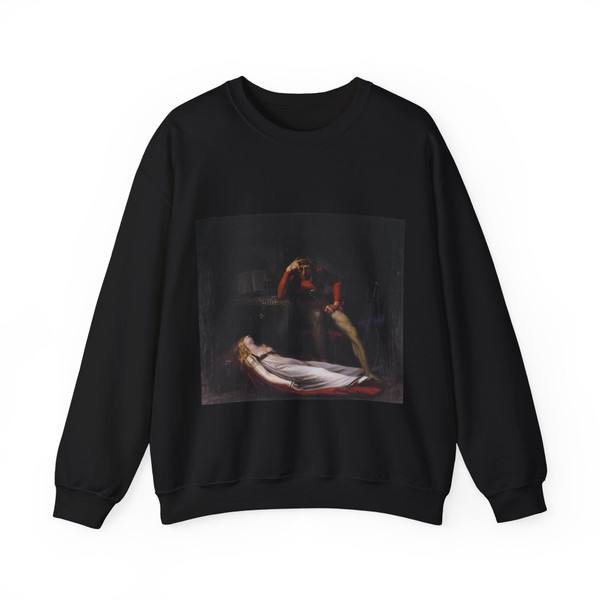 FUSELI, John Henry - Ezzelin and Meduna (Artwork) Crewneck Sweatshirt