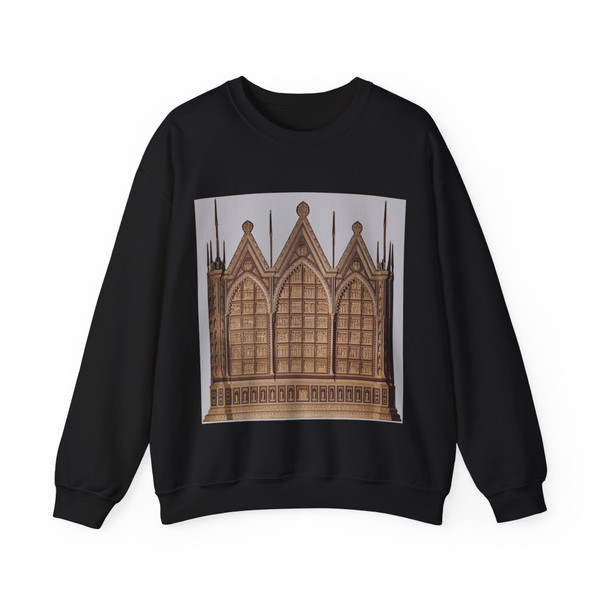 EMBRIACHI, Baldassare degli - Altarpiece (Artwork) Crewneck Sweatshirt