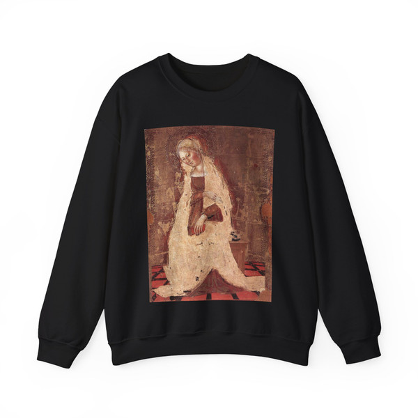 FRANCESCO di Giorgio Martini  -1460s- Madonna Annunciate (Artwork) Crewneck Sweatshirt
