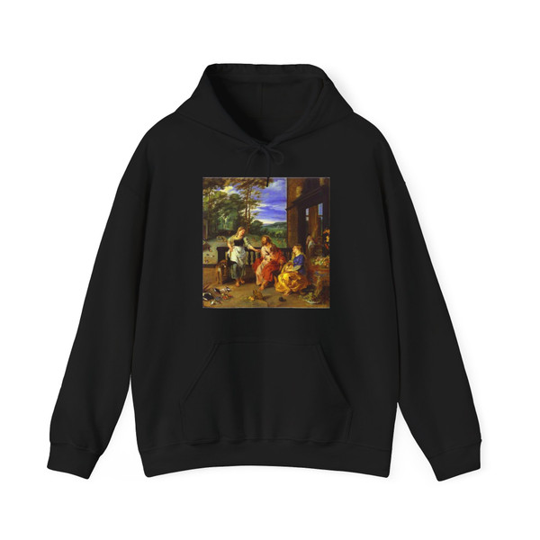 RUBENS, Peter Paul - Christ in the House of Martha and Mary (Artwork) Hoodie