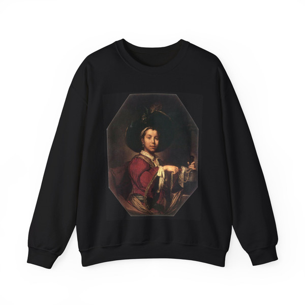 GHISLANDI, Vittore - Portrait of a Young Man (Artwork) Crewneck Sweatshirt
