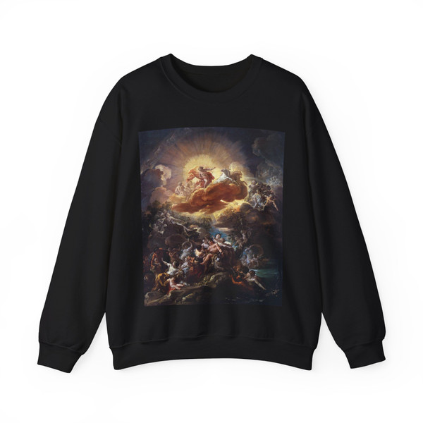 GIAQUINTO, Corrado - The Birth of the Sun and the Triumph of Bacchus2 (Artwork) Crewneck Sweatshirt