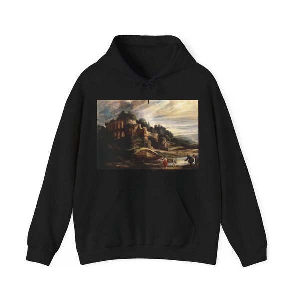 RUBENS, Peter Paul - Landscape with the Ruins of Mount Palatine in Rome (Artwork) Hoodie