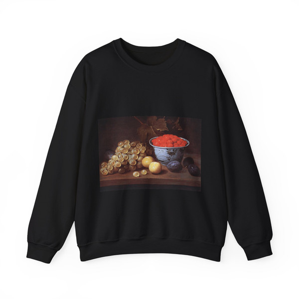 ES, Jacob van - Still-Life with Fruit (Artwork) Crewneck Sweatshirt