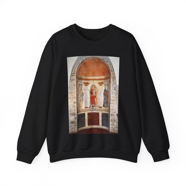 GHIRLANDAIO, Domenico - Apse fresco (Artwork) Crewneck Sweatshirt