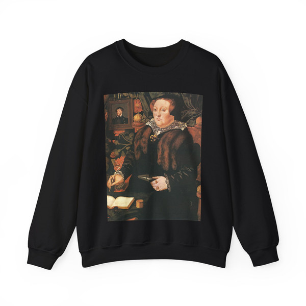 EWORTH, Hans - Portrait of Lady Dacre (Artwork) Crewneck Sweatshirt