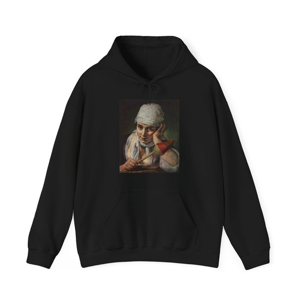 ROTARI, Pietro Antonio - Young Girl with Distaff (Artwork) Hoodie