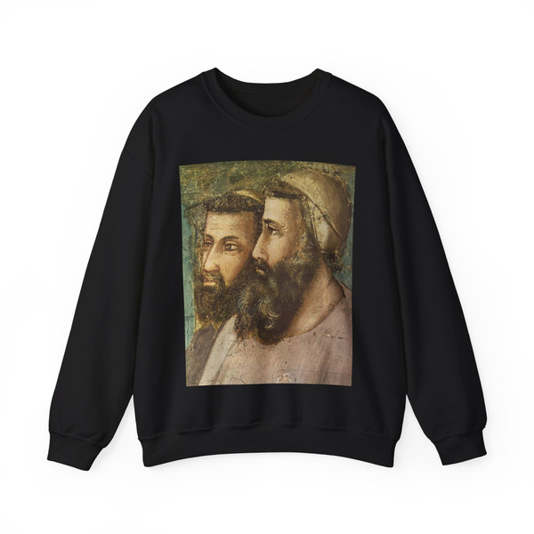 GIOTTO di Bondone - 5. Confirmation of the Rule (detail) (Artwork) Crewneck Sweatshirt