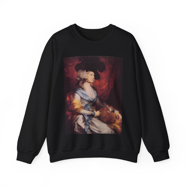 GAINSBOROUGH, Thomas - Mrs Siddons (Artwork) Crewneck Sweatshirt