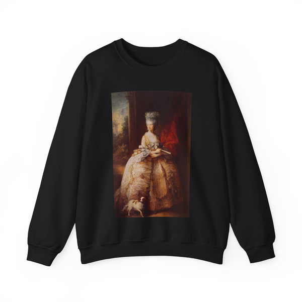 GAINSBOROUGH, Thomas - Queen Charlotte (Artwork) Crewneck Sweatshirt