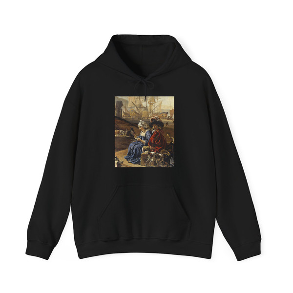 WEENIX, Jan - An Italian Seaport (detail) (Artwork) Hoodie