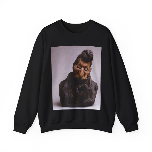 DAUMIER, Honore - Jean-Auguste Chevandier de Valdrome, Parliamentarian (The Fool) (Artwork) Crewneck Sweatshirt