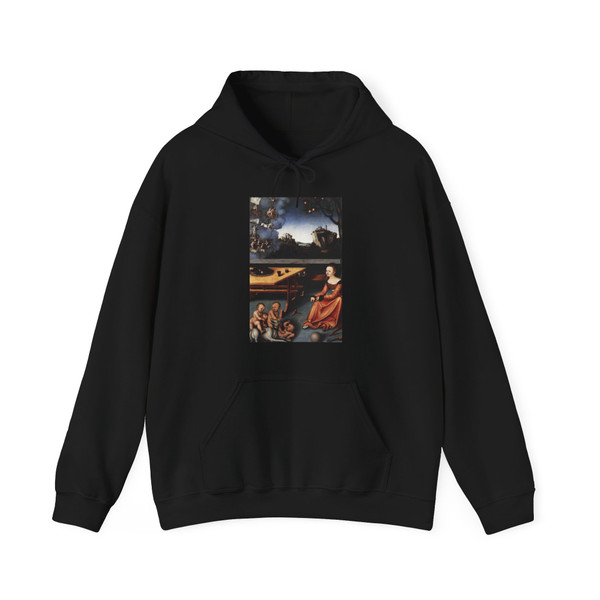 CRANACH, Lucas the Elder - An Allegory of Melancholy (Artwork) Hoodie